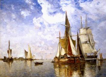 Seascape, boats, ships and warships. 19